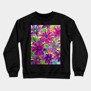 FluroFlowers Crewneck Sweatshirt